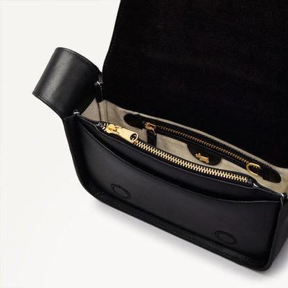 Radley London Black Small Flapover Cross Body Bag