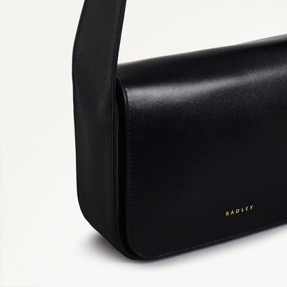 Radley London Black Small Flapover Cross Body Bag
