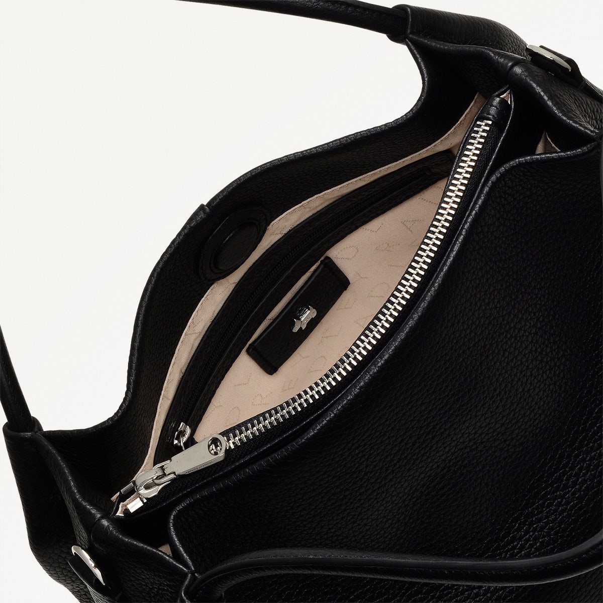 Radley London Black Medium Ziptop Grab Bag