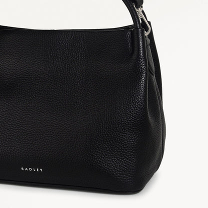 Radley London Black Medium Ziptop Grab Bag