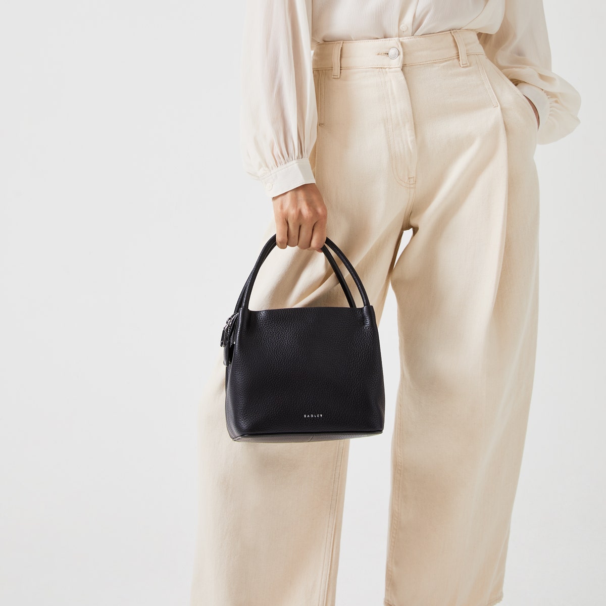 Radley London Black Small Ziptop Cross Body Bag