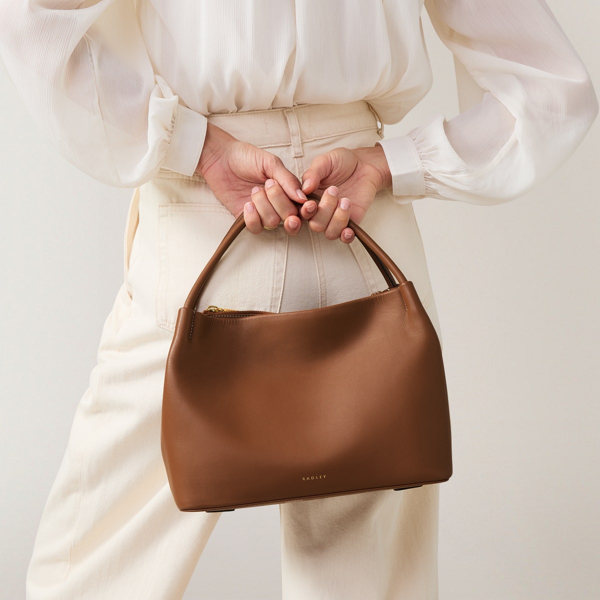 Radley London Saddle Medium Ziptop Grab Bag