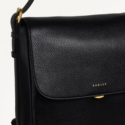 Radley London Black Medium Flapover Backpack