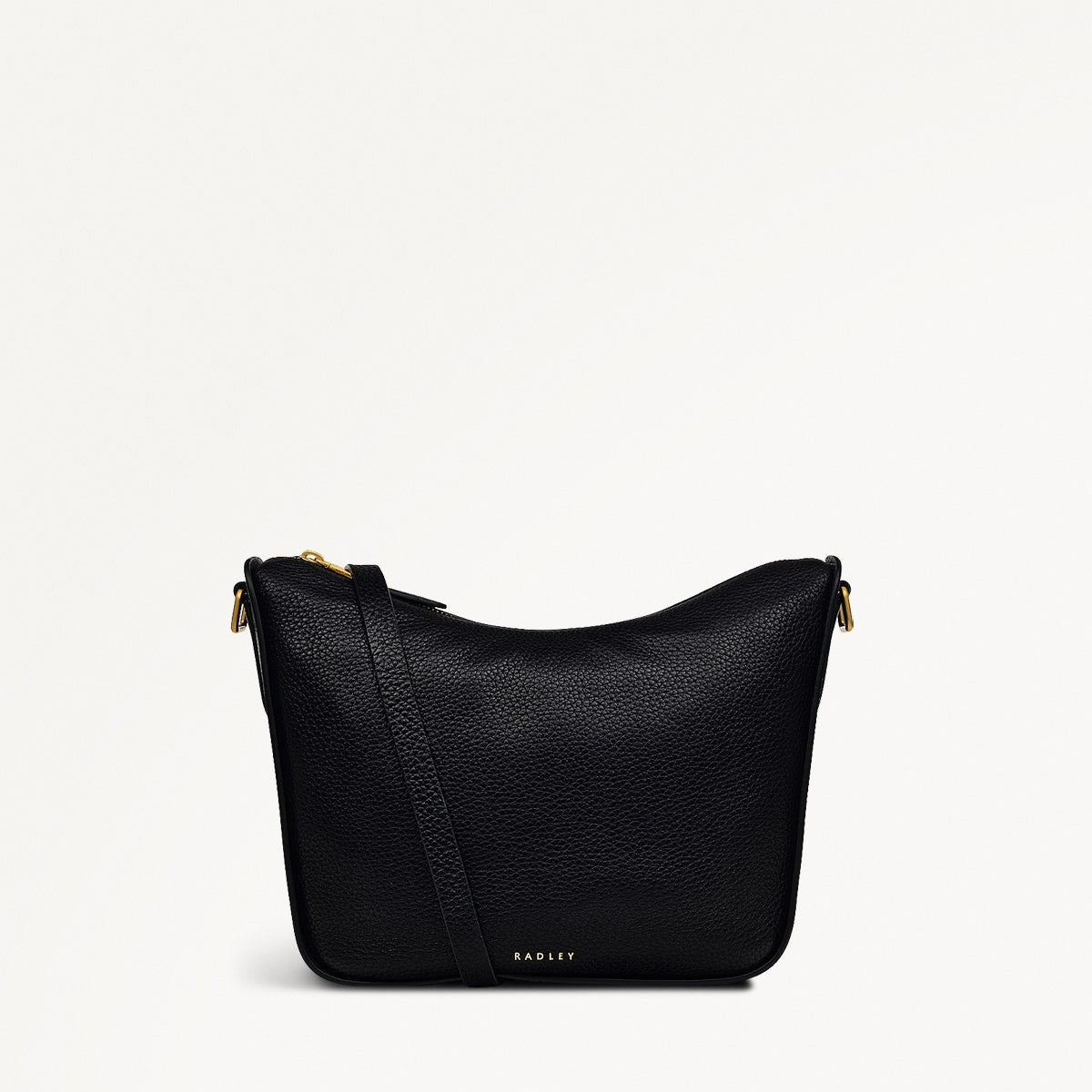 Radley London Black Medium Ziptop Crossbdody Bag