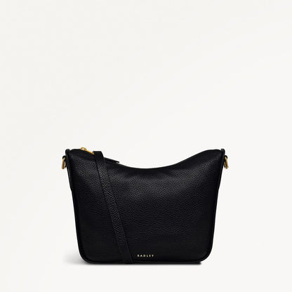 Radley London Black Medium Ziptop Crossbdody Bag