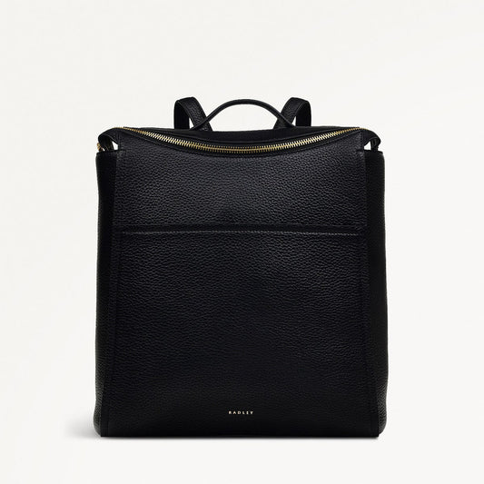 Radley London Black Medium Ziptop Backpack
