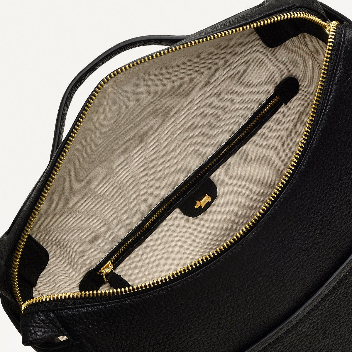 Radley London Black Medium Ziptop Backpack