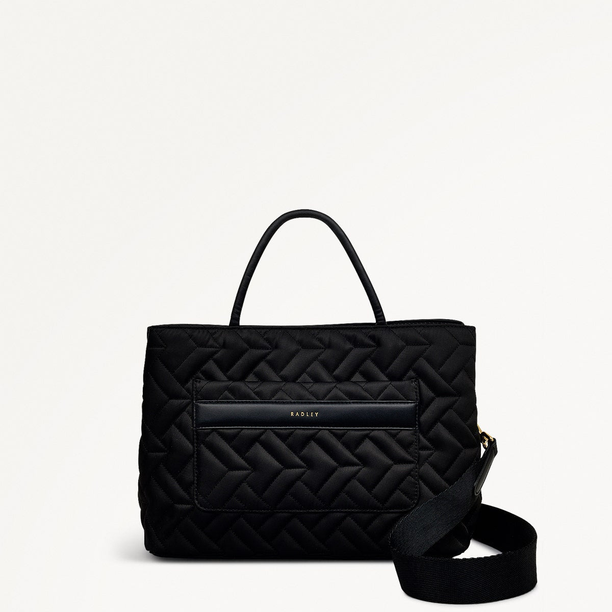 Radley London Black Medium Ziptop Grab Bag