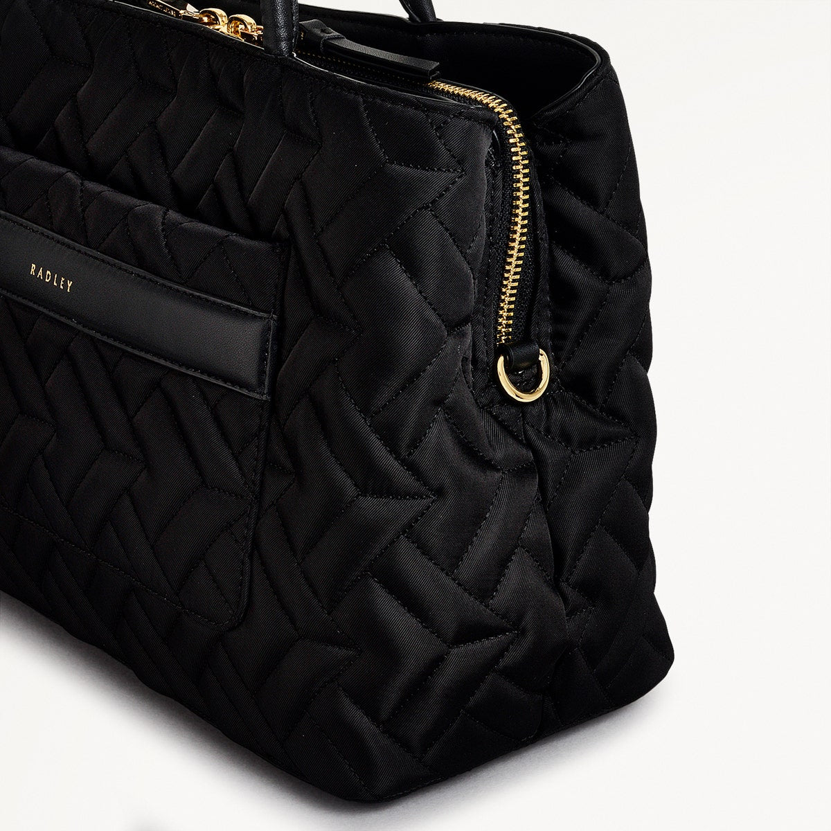 Radley London Black Medium Ziptop Grab Bag