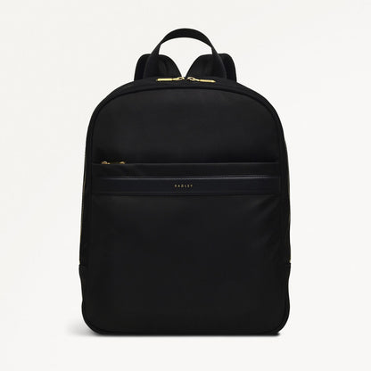 Radley London Black Medium Ziptop Backpack