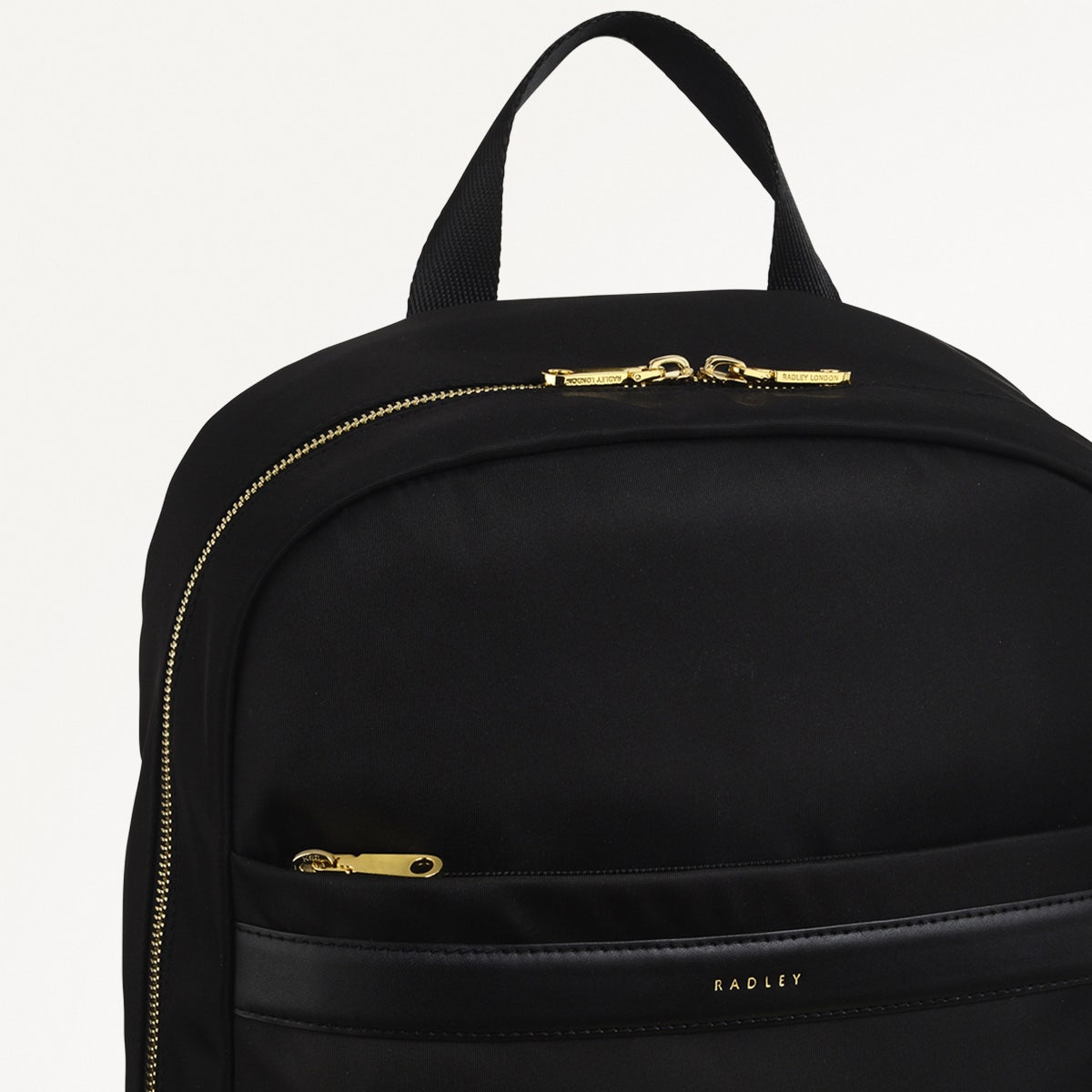 Radley London Black Medium Ziptop Backpack