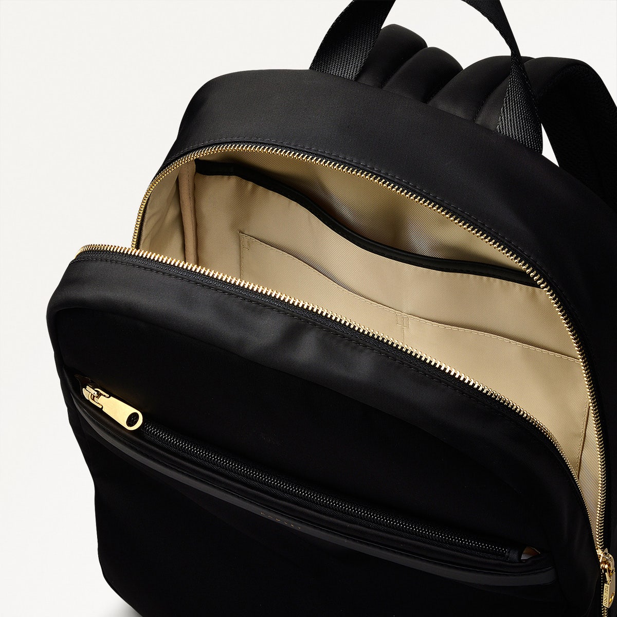 Radley London Black Medium Ziptop Backpack