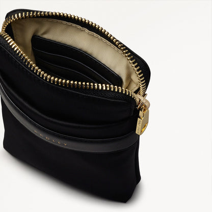 Radley London Black Medium Zip Around Phone Cross Body Bag