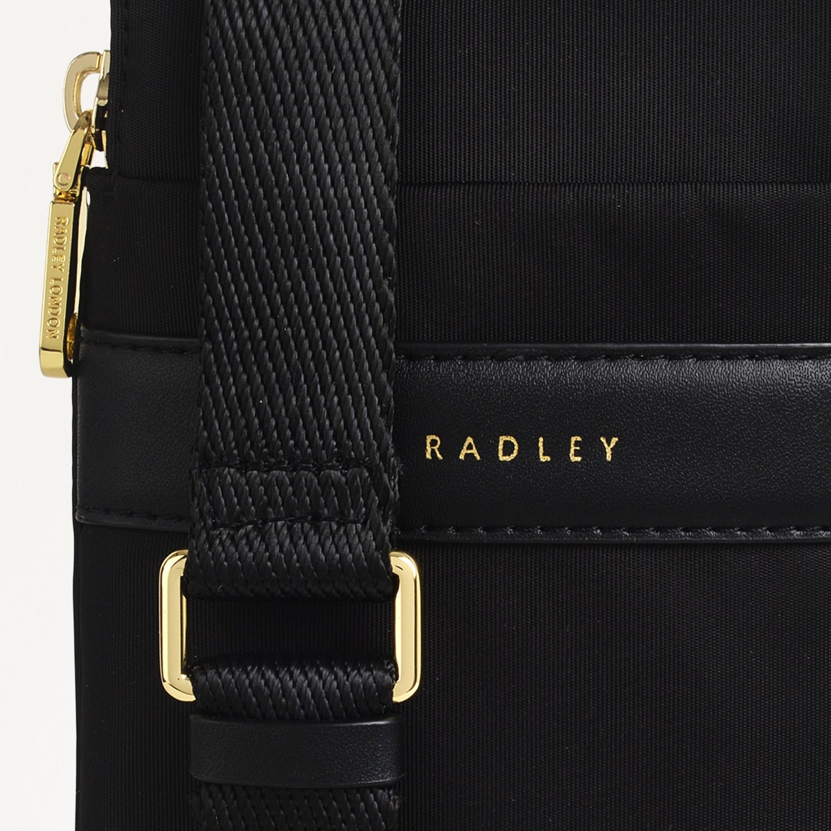 Radley London Black Medium Zip Around Phone Cross Body Bag