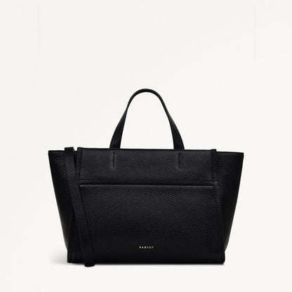 Radley London Black Medium Ziptop Grab Bag