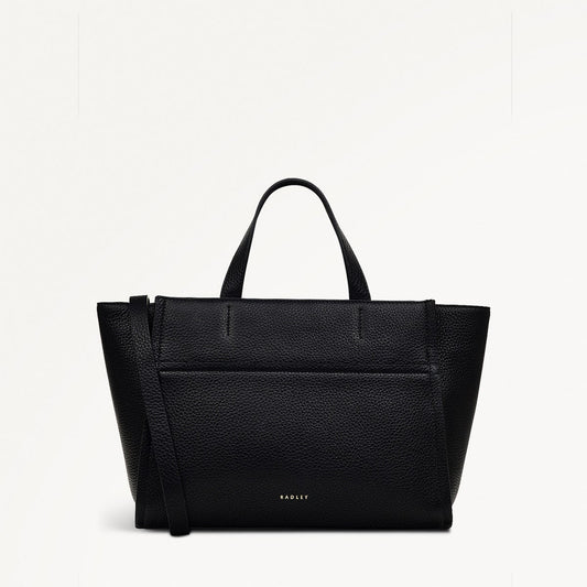 Radley London Black Medium Ziptop Grab Bag