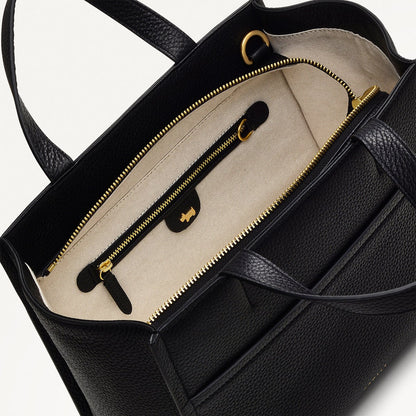 Radley London Black Medium Ziptop Grab Bag