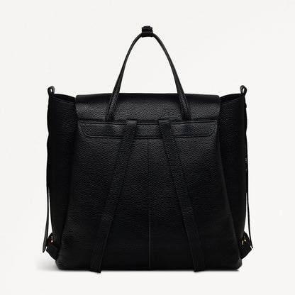 Radley London Black Medium Flapover Backpack