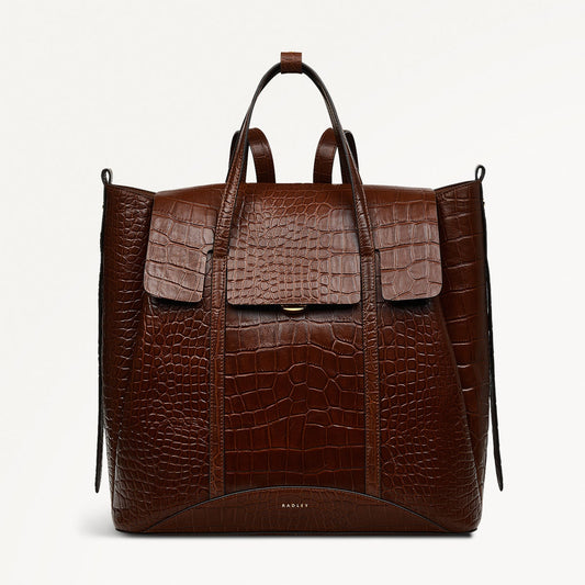 Radley London Walnut Medium Flapover Backpack