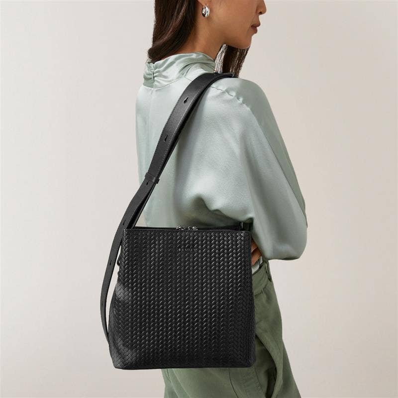 Radley London Black Medium Compartment Cross Body Bag