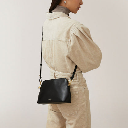 Radley London Black Medium Ziptop Crossbdody Bag