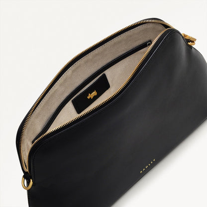 Radley London Black Medium Ziptop Crossbdody Bag