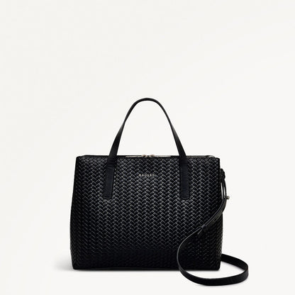 Radley London Black Medium Ziptop Grab Bag