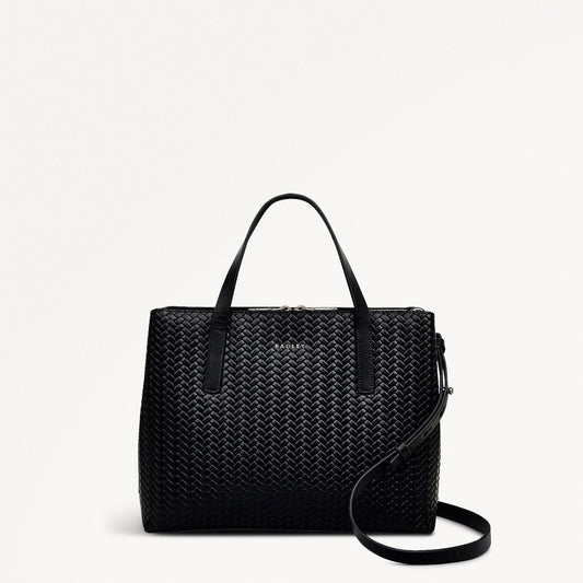 Radley London Black Medium Ziptop Grab Bag