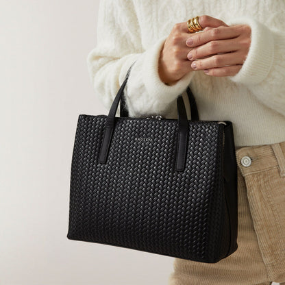 Radley London Black Medium Ziptop Grab Bag