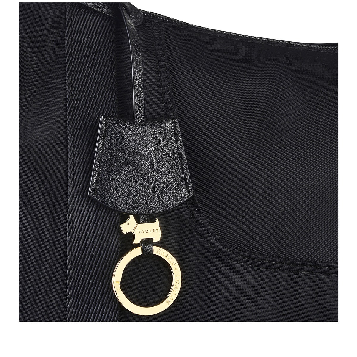 Radley London Black Medium Ziptop Shoulder Bag