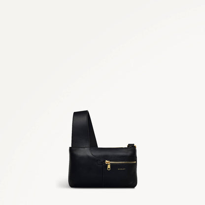 Radley London Black Mini Ziptop Cross Body Bag