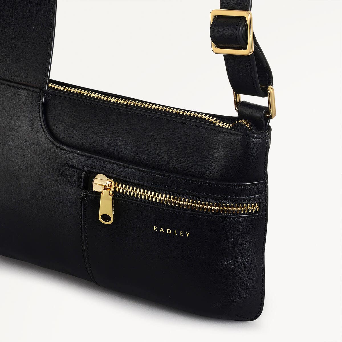 Radley London Black Mini Ziptop Cross Body Bag