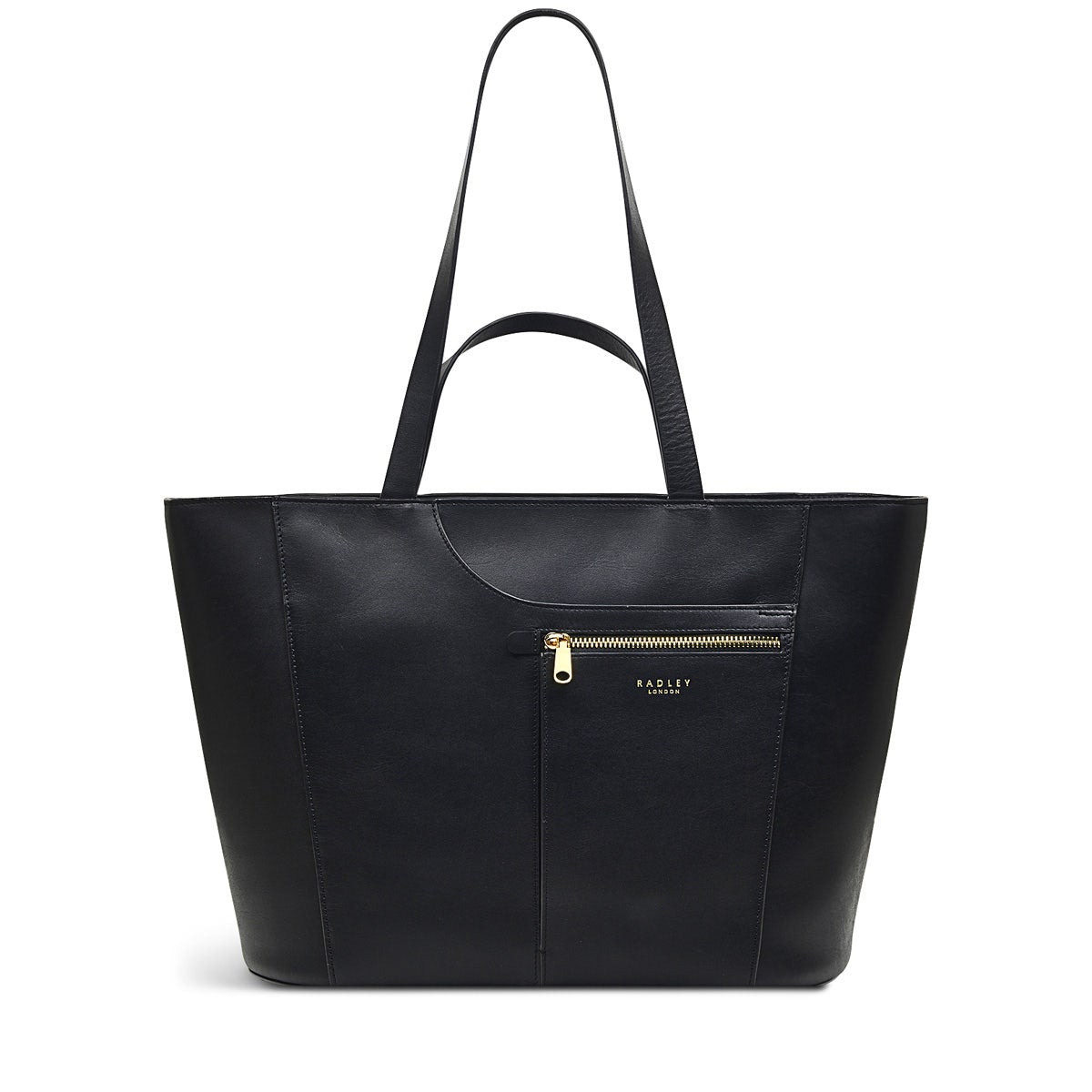 Radley London Black Large Ziptop Tote Bag