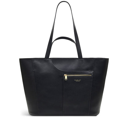 Radley London Black Large Ziptop Tote Bag