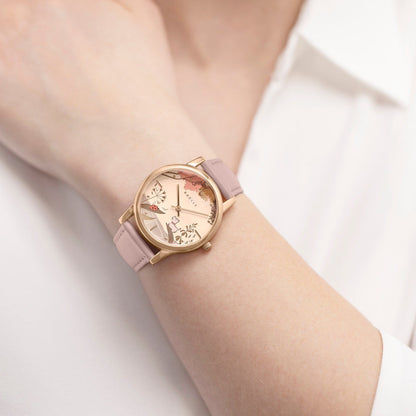 Radley London Ladybird Road Leather Strap Watch Prairie Pink - RY21846