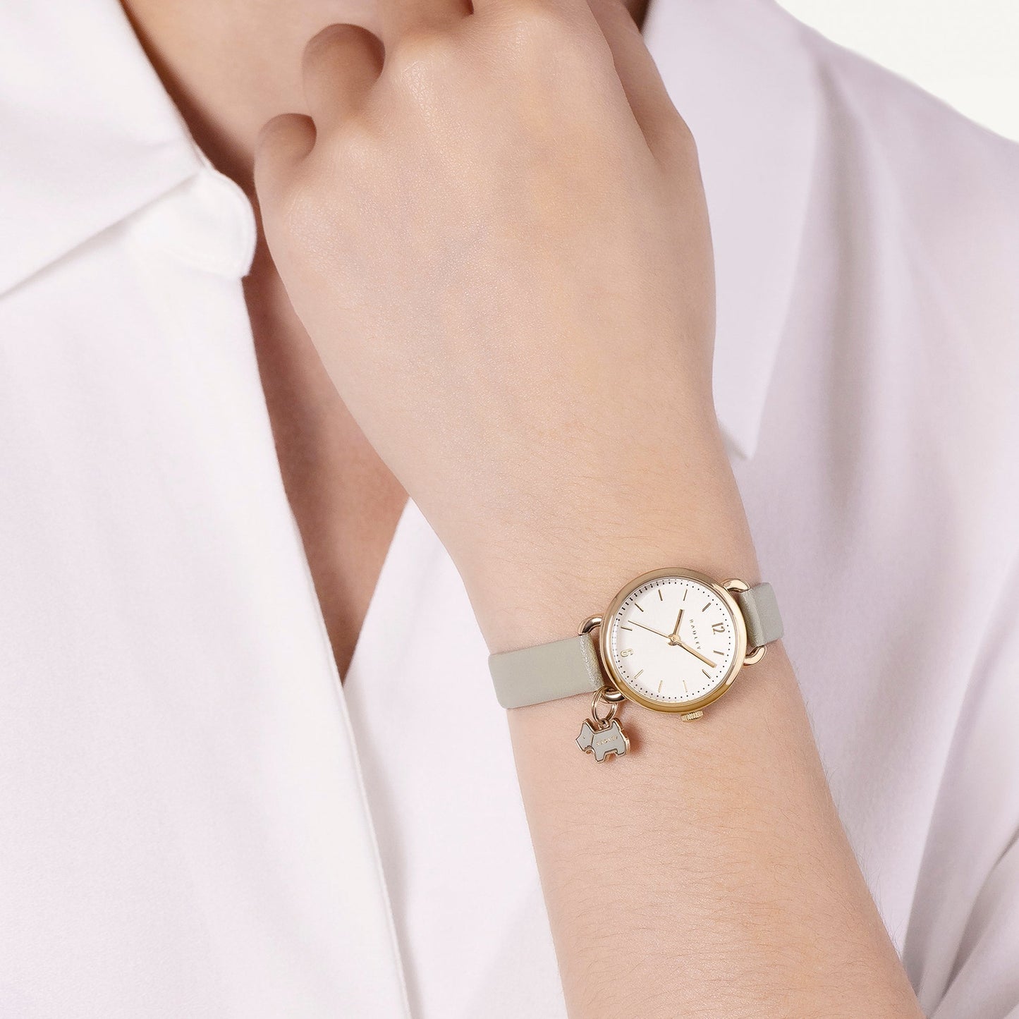Radley London Bishops Lane Mini Charm With Leather Strap Seafoam - RY21928A