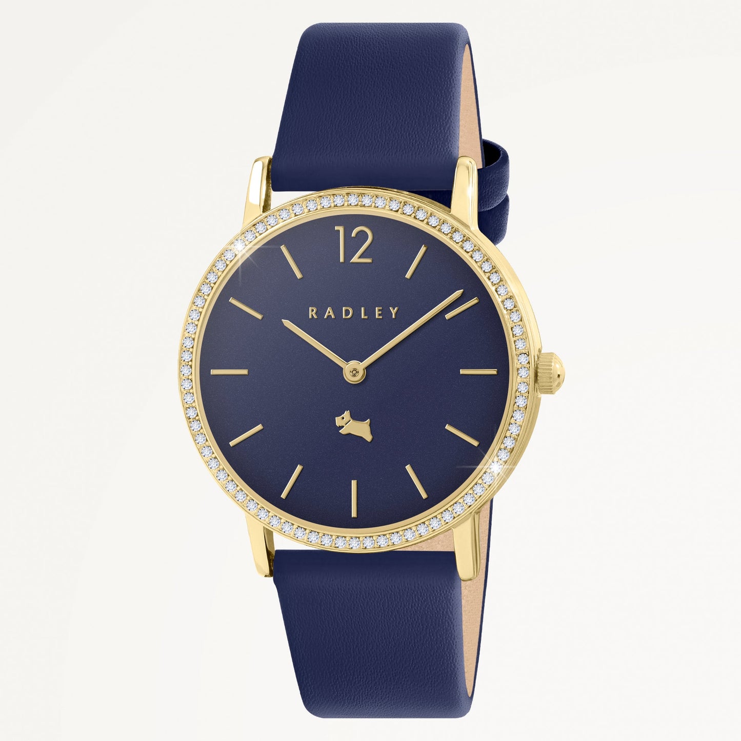 Radley London Mill Bay 35mm With Leather Strap Watch Ink - RY21936A