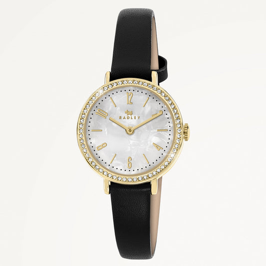 Radley London Windsor Lane 26mm With Leather Strap Watch Black - RY21912A
