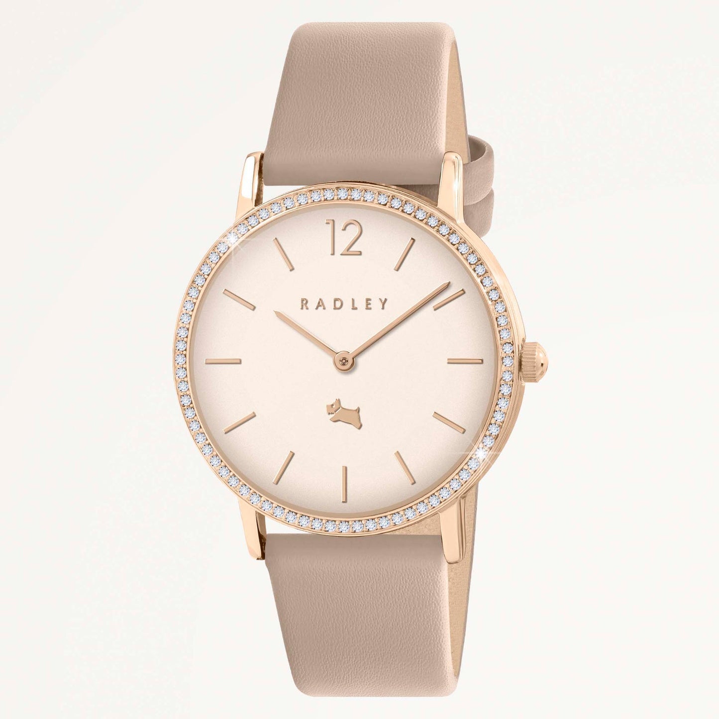 Radley London Mill Bay 35mm With Leather Strap Watch Porcini - RY21938A
