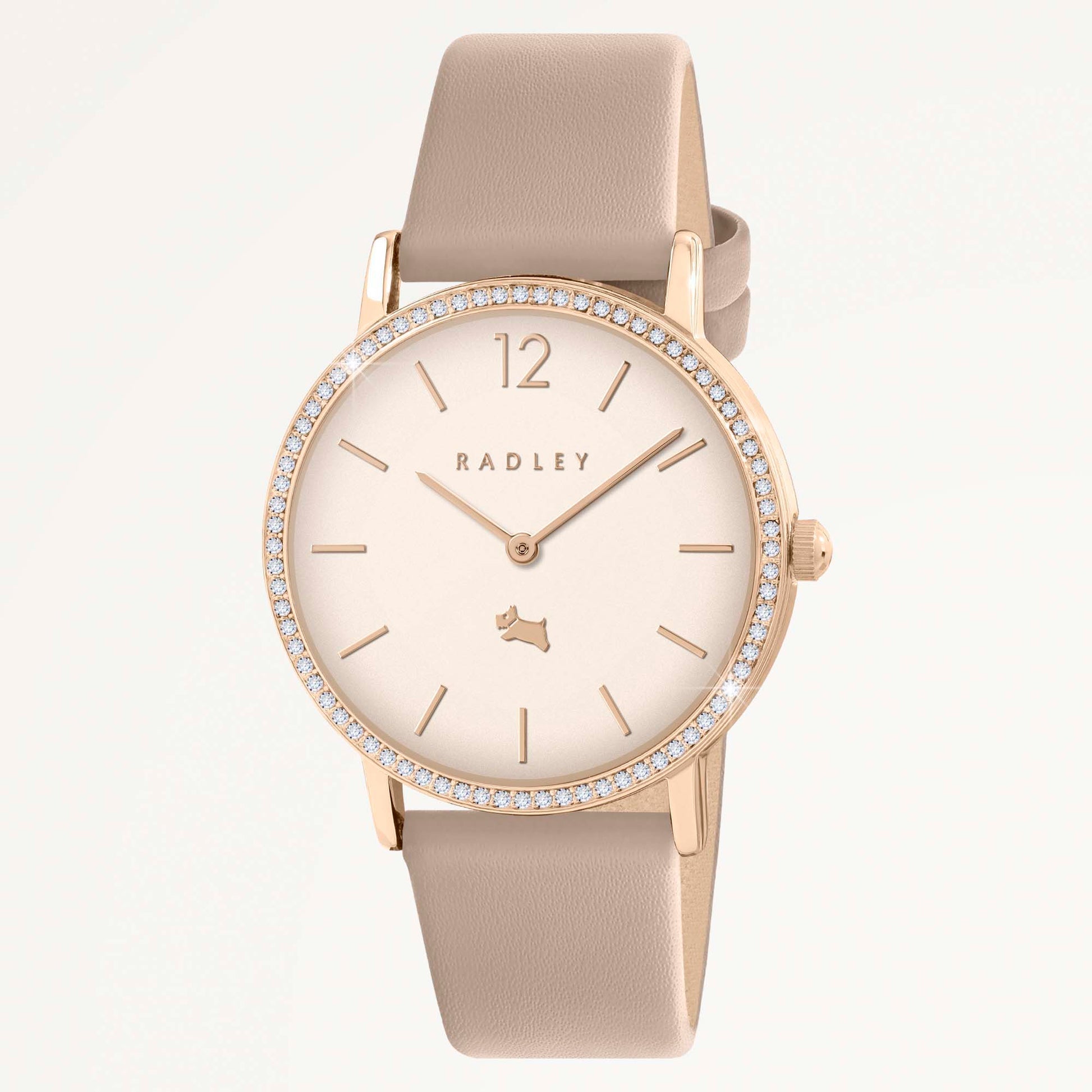 Radley London Mill Bay 35mm With Leather Strap Watch Porcini - RY21938A