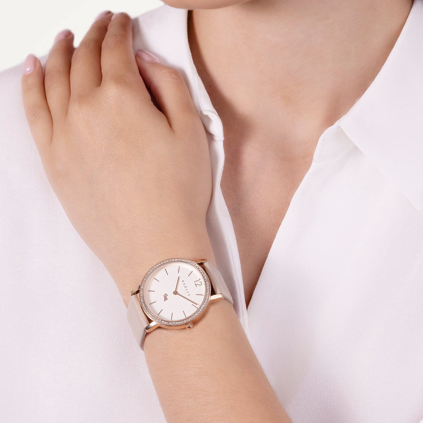 Radley London Mill Bay 35mm With Leather Strap Watch Porcini - RY21938A