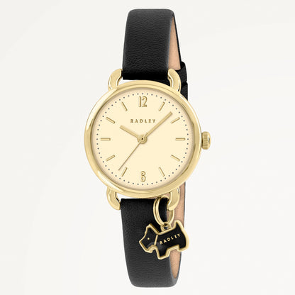 Radley London Bishops Lane Mini Charm With Leather Strap Black - RY21930A