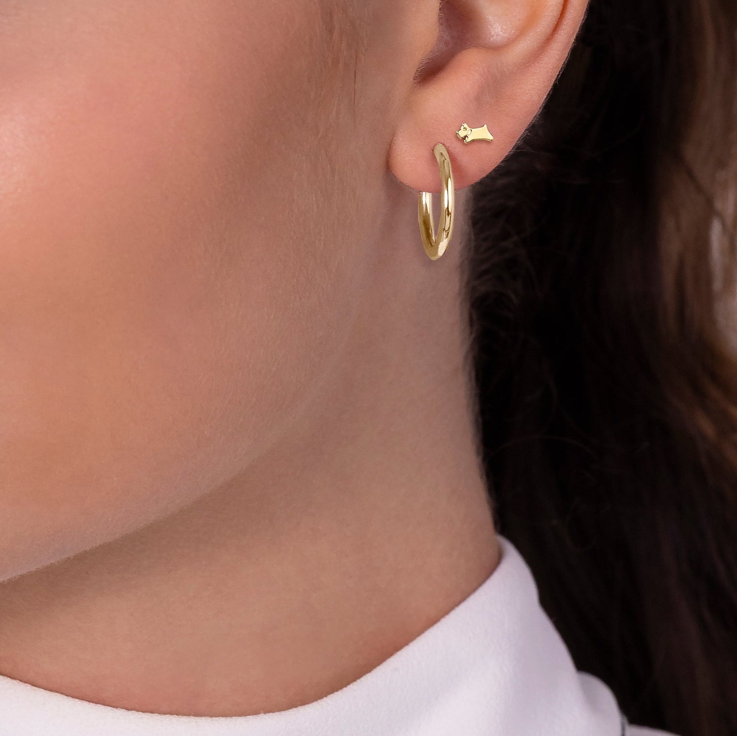 Radley London Gold Heart & Huggie Triple Pack Earrings
