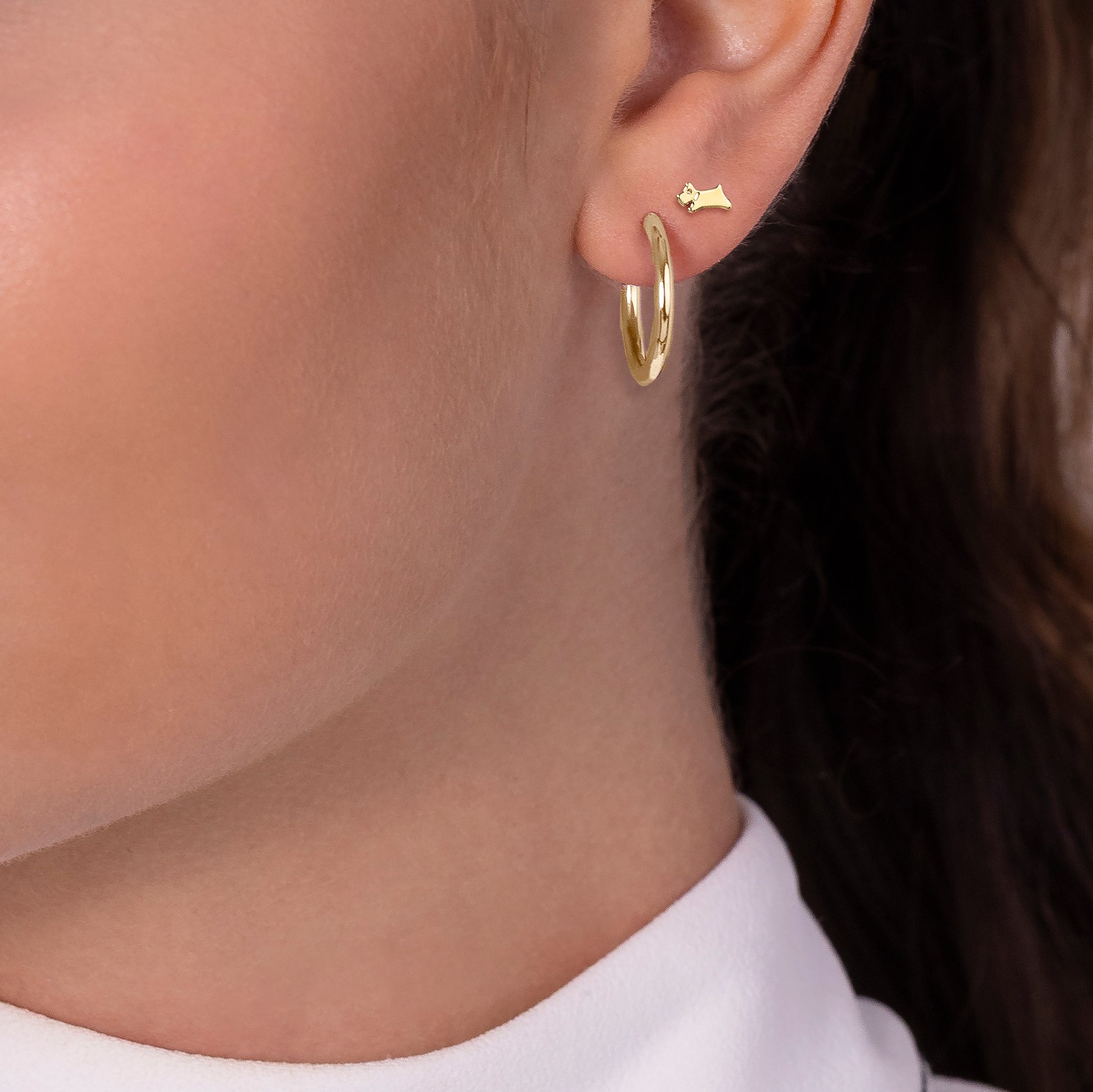 Radley London Gold Heart & Huggie Triple Pack Earrings