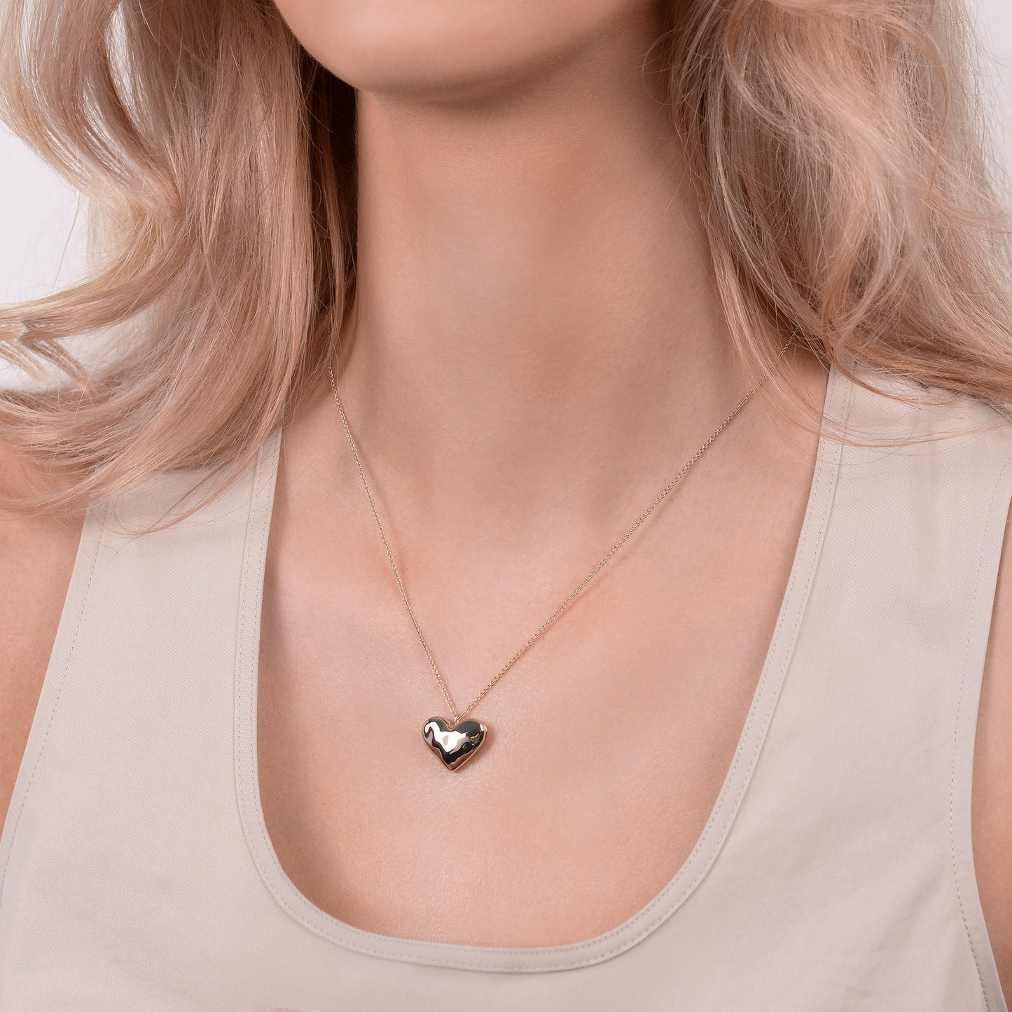 Radley London Gold Hammer Heart Locket Necklace