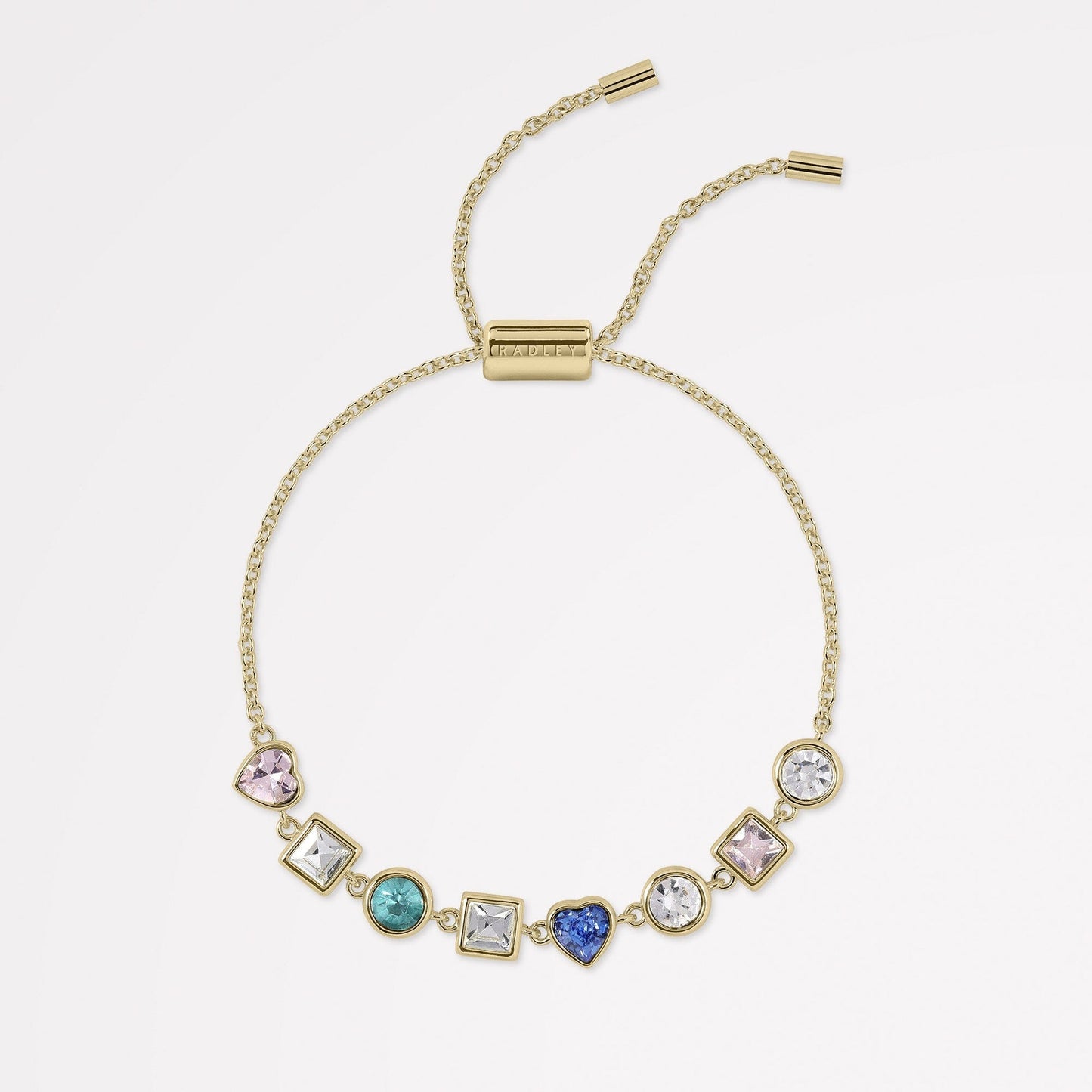 Radley London Gold 18Ct Gold Plated Multi Stone Bracelet