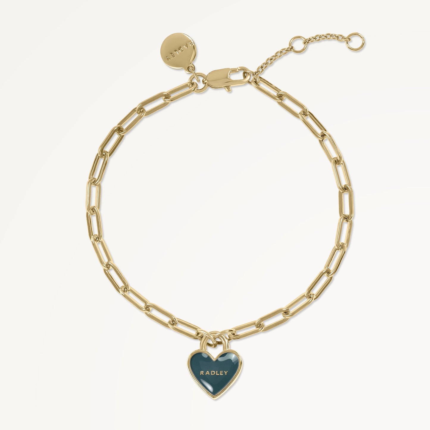Radley London Teal Heart Charm Bracelet