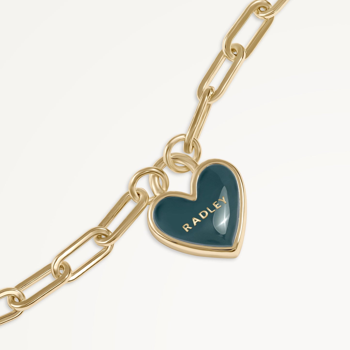 Radley London Teal Heart Charm Bracelet