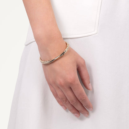 Radley London Gold Hammer Effect Bangle