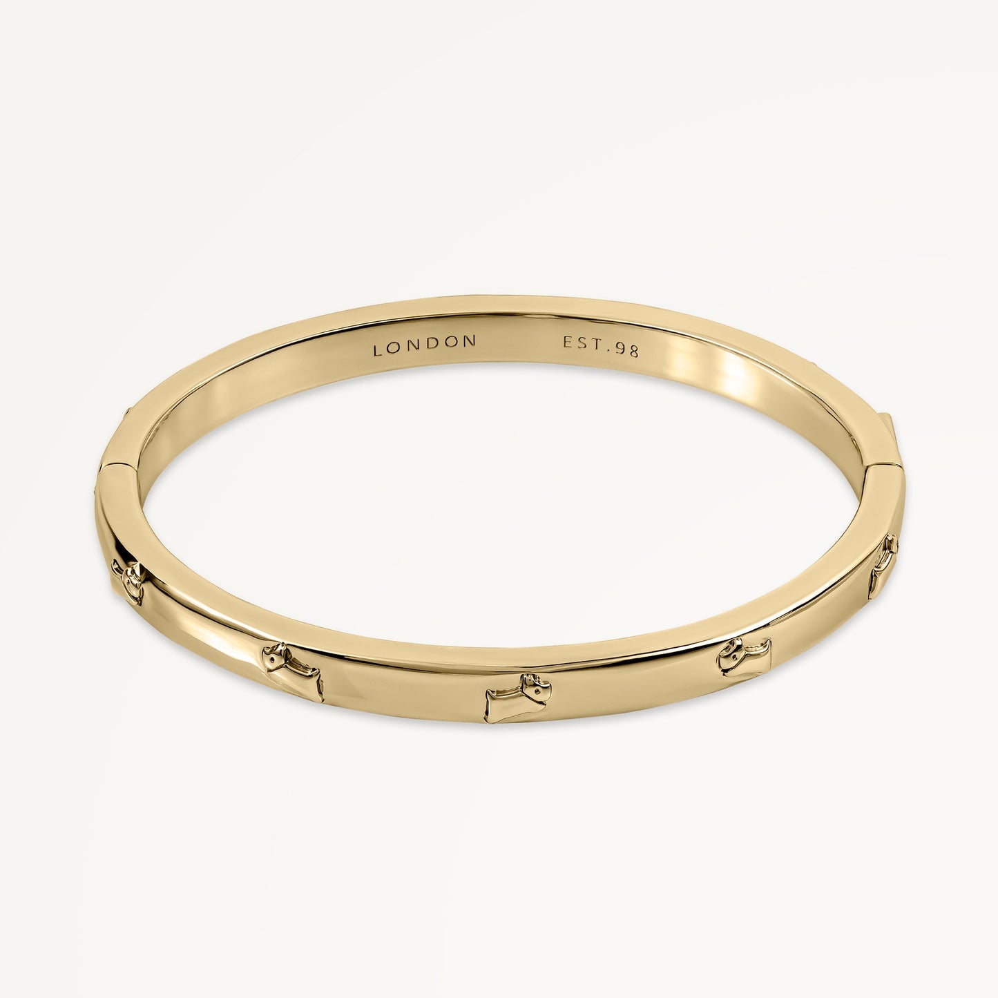 Radley London Gold Etched Bangle